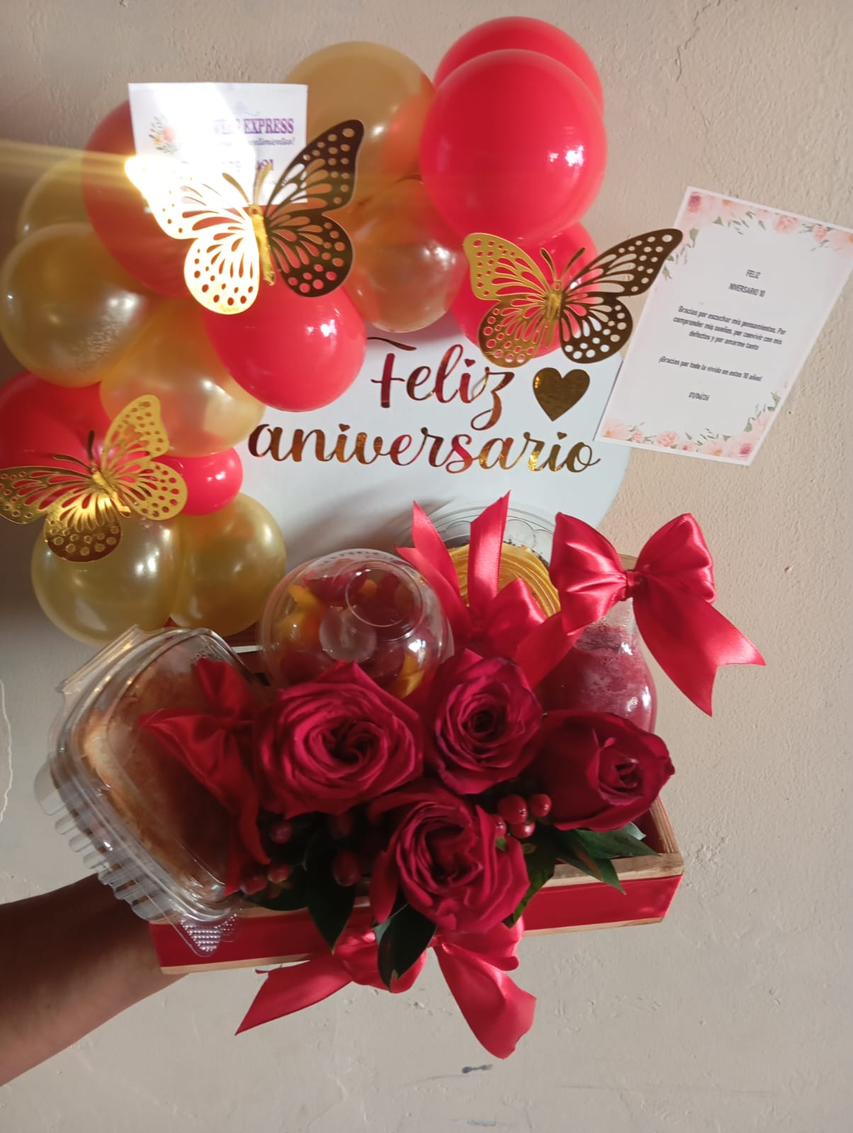 Desayuno sorpresa con presentación especial